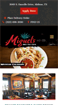 Mobile Screenshot of miguelsmextexcafe.com